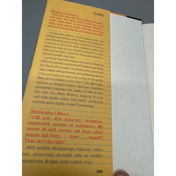 Bridget Jones: The Edge Of Reason By Helen Fielding Hardcover Book READ - Picture 4 of 9